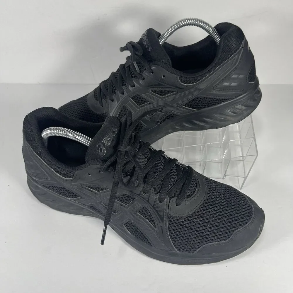 ASICS GEL-Contend 5 Mens Shoes Size 9.5 Triple Black Running Sneakers 1011A167 - Picture 4 of 11